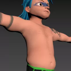 Surfer 3D model