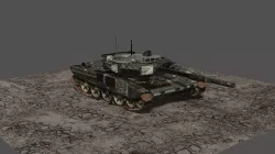 T-90 Russian Tank 3D model