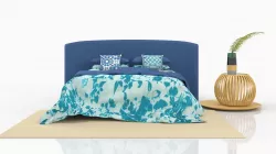 Tara Bed serie California dream Low-poly 3D model