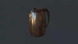 Teapod PBR Game Ready Model Low-poly 3D model Low-poly 3D model