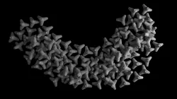 Tetrapod wave breakers arc Low-poly 3D model