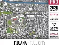  Tijuana Low-poly 3D model