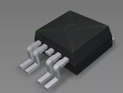 TO263-4 3D model