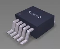 TO263-5 3D model