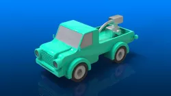 Toy Truck 3D model