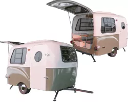 Travel trailer Happier Camper HC1 3D model
