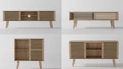 Tulma Furniture Set Low-poly 3D model