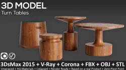 Turn Tables 3D model