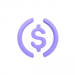 USD Coin v1 003 Low-poly 3D model