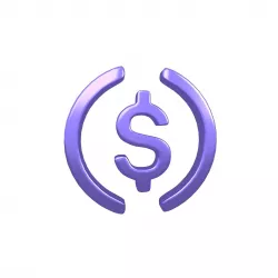USD Coin v1 006 Low-poly 3D model