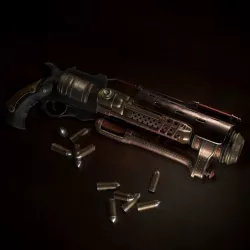 Van Helsing Revolver 3D model