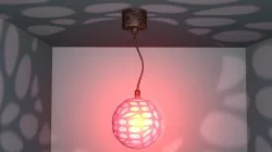 Very beautiful ceiling light Low-poly 3D model