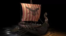 Viking boat - viking ship- longship 3D model