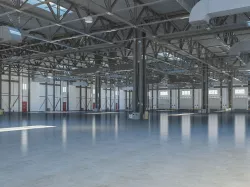 Warehouse 6 interior and exterior 3D model