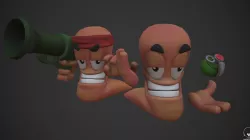 Worm Bros 3D model