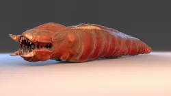 Worm monster 3D model