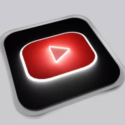 YouTube Logo 3D 3D model