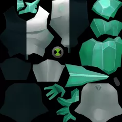 3d Ben 10 hero diamondhead low poly 3D model