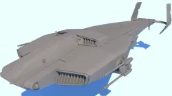 3D model Dropship 3D model