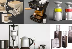 9 models of modern kitchen appliances 3D model