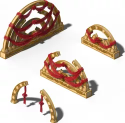 Accessories - Wedding decorations 01 3D model