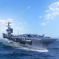 Aircraft Carrier USS Gerald Ford CVN78 3D model