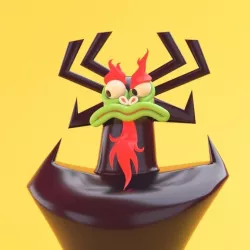 Aku the great evil 3D model