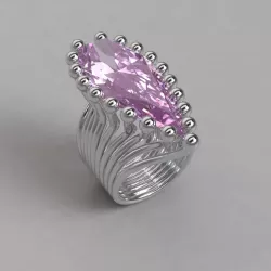 Anillo Solitario Elegante    Elegant Solitaire Ring 3D model