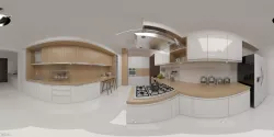 Apartment Kitchen 3D model