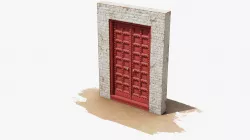 ArchViz - Door Vintage 3D model
