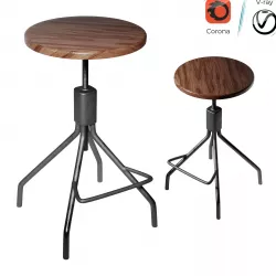 Bar stool 3D model