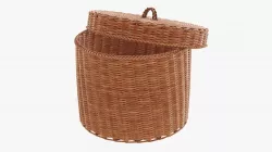 Big wicker box 3D model