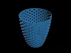 bin set   Low-poly 3D model