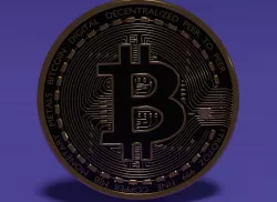 Bitcoin token 3D 3D model