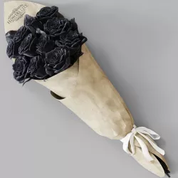 Blacks roses 3D model