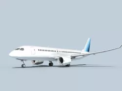 Bombardier CS100 Corporate 2 3D model