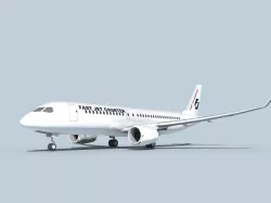Bombardier CS100 Fast Jet Charter 3D model