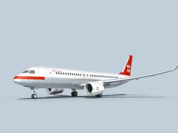 Bombardier CS100 PrivatAir 3D model