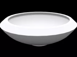  Bowl Kitchen Low-poly 3D model