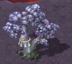 Cartoon hell - soul Flower tree 01 3D model