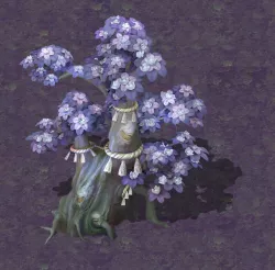 Cartoon hell - soul Flower tree 03 3D model