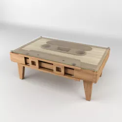 Cassette Tape Coffee Table 3D model