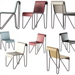CASSINA 279 Beugel Chair Low-poly 3D model