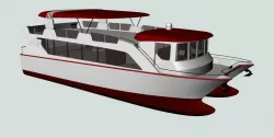 Catamaran 3D model