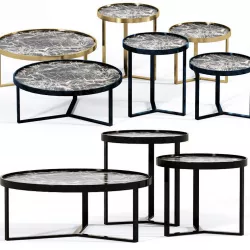 Cb2 Made Aula Table Collection 3D model