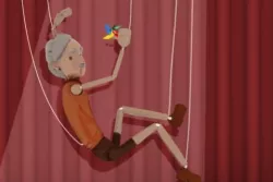 character puppet rigged 3D model