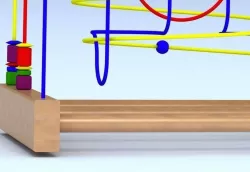 Childs roller coaster 3D model