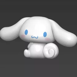 Cinnamoroll Low-poly 3D model