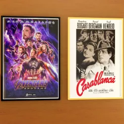 CLASSIC MOVIES POSTER DISPLAYS Low-poly 3D model