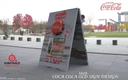  COCA COLA OLD STYLE SIGN DESIGN Low-poly 3D model